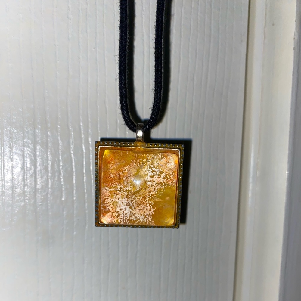Beautiful orange pendant
